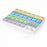 Health Care Logistics 7-Day Color-Coded Medication Organizer - PLANNER, PILL, 4-A-DAY WEEKLY - 18916