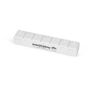 Health Care Logistics 7-Day Medication Organizers - BOX, MEDICATION, WHITE, 7 DAY - 7756W-01