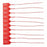 Health Care Logistics Pull-Tight Seals - Pull-Tight Seals, Consecutively Numbered, 9" with 7" Tail, Red - 7820