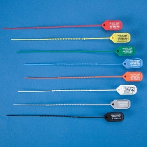 Healthcare Logistics Ring-Pull Security Seals - Ring-Pull Tight Seal, Black - 8127