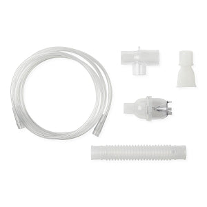 Medline Medline Reusable Handheld Nebulizer Kits - Reusable Nebulizer Kit with Standard Connection, Tee Mouthpiece, 6" Reserve, 7' Tube - HCS4483R
