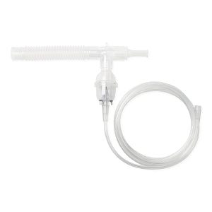 Medline Medline Reusable Handheld Nebulizer Kits - Reusable Nebulizer Kit with Standard Connection, Tee Mouthpiece, 6" Reserve, 7' Tube - HCS4483R