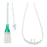 Medline SuperSoft CO2 Cannulas - CO2 Sampling Cannula, 7' O2 Tubing, 7' CO2 Tubing, Adult, Female, Green - HCS4568FS