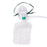 Medline Disposable Oxygen Masks with Standard Connector - Total Non-Rebreather Pediatric Mask with Reservoir Bag, Safety Vent, Check Valve, 7' Tubing and Standard Connectors - HCS4675B