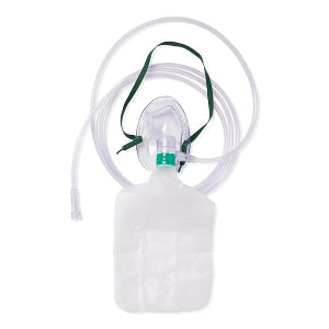 Medline Disposable Oxygen Masks with Standard Connector - Pediatric 3-in-1 Mask with 7' Tubing and Standard Connectors - HCS4685B