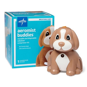 Medline Pediatric Aeromist Buddies Nebulizer Compressors and Accessories - Aeromist Buddies Nebulizer Compressor, Puppy Character - HCSPUPPYRD