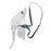 Medline Disposable Oxygen Masks with Universal Connector - Disposable Medium-Concentration Adult Oxygen Mask with 7' Tubing and Universal Connector - HCSU4600B