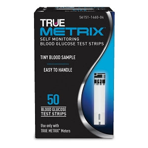 Trividia Health TRUE METRIX Blood Glucose System - TRUE METRIX Blood Glucose Test Strips, 50/Bx, Packaged for Retail Sale - R3H01-050