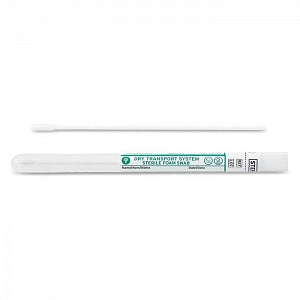 Puritan Foam-Tipped Applicators - 6" Standard Foam Swab with Solid Polystyrene Handle, Sterile - 25-1506 1PF SOLID