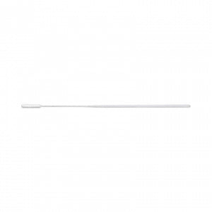 Hardwood Products PurFlock Ultrafine Flock Swabs - Ultrafine Flock Swab with Polystyrene Handle, 80 mm Breakpoint, 6" - 25-3320-U EMB 100MM