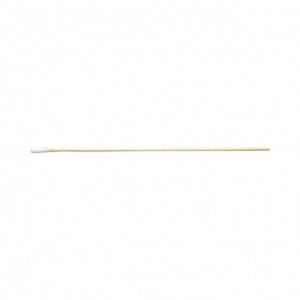 Hardwood Products Puritan 6" Glue-Free Cotton Swabs - Small Cotton Application, Wood Handle, Nonsterile, 6" - 868-WCS