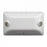 Hubbell EV Series Emergency LED Lighting - 2-Head LED Emergency Lighting Unit, White, Damp Listed - 93036777