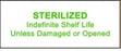Healthmark Preprinted Message Labels - Sterilized Indefinite Shelf Life Label - CSW-1216