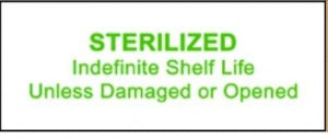 Healthmark Preprinted Message Labels - Sterilized Indefinite Shelf Life Label - CSW-1216