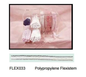 Healthmark FLEXISTEM Small Channel Cleaners - Flexistem Polypropylene Brush, 1' x 3.00mm Dia. - FLEX033