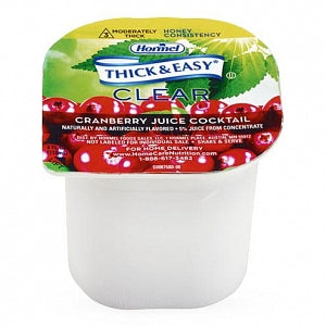 Hormel Health Labs Thick & Easy Thickened Juice - Thickened Cranberry Juice, Honey Consistency, 4 oz. - 20160