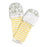 and Kid Mittens by Handsocks Handsocks No Scratch Ba - HANDSOCK, YLW / WHT SLEEVE, GRY ELEPHANT - 1003M