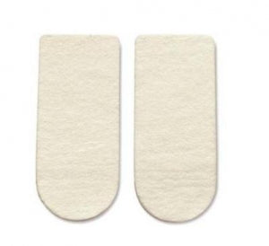 LW3 Wool Felt Medial/Lateral Heel Pads By Hapad Inc - 1 Pair | Buy Now