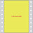 Label Dot Matrix Paper Permanent 3" X 3 15/16" Fl. Yellow 1000 Per Case