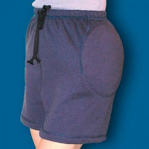 HipSaver Hip / Tailbone Protector Shorts - SHORTS, HIPSAVER / TAILBONE PADS, BLACK, L - SHORTS-HT-B-L