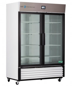 American 49cu TempLog LabGlassDr Fridge - LAB REFRIGERATOR GLASS DOOR 49CF TS - ABT-HC-49-TS