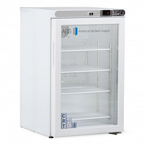 American BioTech Undercounter CRT Cabinets - CABINET, CRT, UNDRCNTR, FREESTNDG, 5.2CF, GLS - CRT-ABT-HC-UCFS-0504G