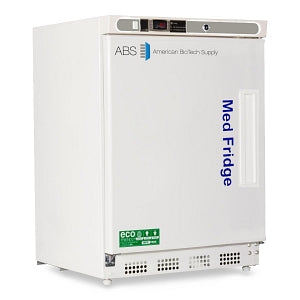 American Biotech Pharmacy Undercounter Refrigerators - Premier Built-in Undercounter Pharmaceutical Refrigerator with Left-Hinged Solid Swing Door, 4.6 cu. ft. Capacity, ADA Compliant - PH-ABT-HC-UCBI-0404-ADA-LH