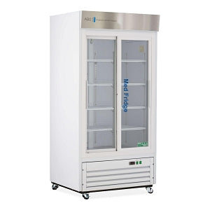 American Biotech 33 Cu. Ft. Standard Glass Door Pharmacy / Vaccine Refrigerator - MED REFRIGERATOR GLASS DOOR 33CF PH - PH-ABT-S33G