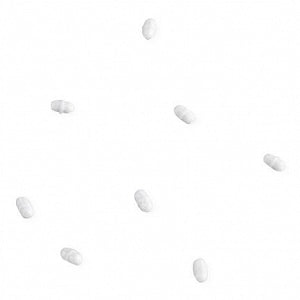 Heathrow Scientific PTFE Magnetic Stir Bars - Magnetic Stir Bar, PTFE, 10 x 5 mm, 10/Pack, White - 120547