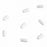 Heathrow Scientific PTFE Magnetic Stir Bars - Magnetic Stir Bar, PTFE, 20 x 8 mm, 10/Pack, White - 120548