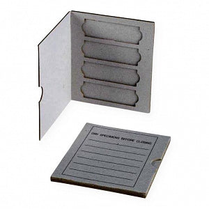 Heathrow Scientific Cardboard Slide Mailers - 4-Place Cardboard Slide Mailer, 20/Pack - 120557
