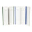 Heathrow Scientific Cardboard Slide Trays / Folders - 20-Place Slide Tray Cardboard, Red Trim - HS120196