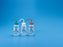 Heathrow Scientific Wash Bottles - Wide-Mouth Safety-Labeled Wash Bottle, Self-Venting, 500mL, Acetone, Clear / Red - HS120250