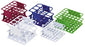 Heathrow Scientific OneRack Half-Size Tube Racks - OneRack Tube Rack, Half-Size, POM, 16 mm, 36-Place, White - HS27502A