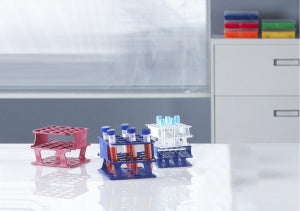 Heathrow Scientific OneRack Half-Size Tube Racks - OneRack Tube Rack, Half-Size, POM, 20 mm, 20-Place, White - HS27503A