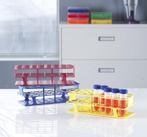 Heathrow Scientific Durable Non-Wire Tube Racks - OneRack Tube Rack, Full-Size, POM, 20mm, 72-Place, Green - HS27513C