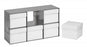 Heathrow Scientific True North Freezer Racks - True North Upright Freezer Rack, Stainless Steel, 4 x 4, 2" H - HS2862H