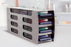Heathrow Scientific Freezer Racks With Pull-Out Drawers - Arctic Squares 4 x 4 Upright Freezer Rack, Stainless Steel, 2", Steel - HS2864