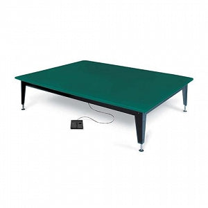 Hausmann Electric Mat Platforms - Mighty-Matic Mat Platform, Bariatric, 6' W x 8' L x 20" to 30" H, Gray - 142746119