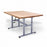 Hausmann Adjustable Butcher Block Work Table with Crank - Butcher Block Work Table with Crank, 28" x 60" - 4325