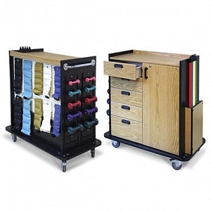 Hausmann Mobile Therapy Station - RACK, STORAGE, MOBILE, THERAPY, ACCESSORY - 5556-100