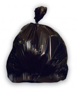Heritage Bags Linear Low Density Black Can Liners - Can Liner, Linear Low Density, Black, 0.90 mL, 8 gal. to 10 gal., 24" x 23" - H4823TK