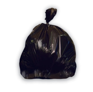 Heritage Bags Linear Low Density Black Can Liners - Can Liner, Linear Low Density, Black, 0.90 mL, 8 gal. to 10 gal., 24" x 23" - H4823TK