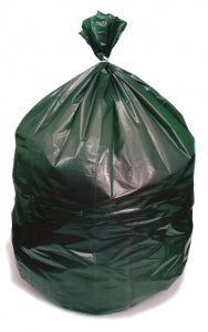 Heritage Bag Linear Low Density Green Can Liners - Linear Low Density Mint Liner, 0.70 Mil, 30" x 45", 20-30 gal. - H6045HM X01