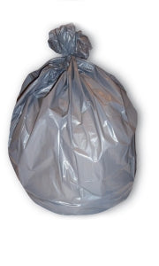 Heritage Bag Linear Low-Density Can Liners - Linear Low-Density Can Liner, Silver, 1.7 mil, 60 gal., 39" x 56" - H7856WS