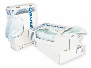 Heritage Bag High Density Flat Natural Can Liners - Can Liner, High-Density, Natural, 16 μm, 20 gal. to 30 gal., 30" x 37" - Z6037XN