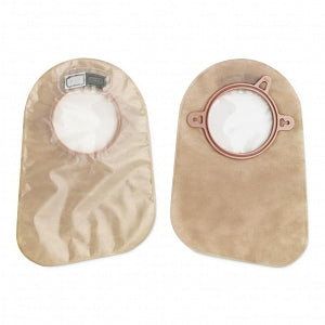 Hollister New Image Two Piece Closed Pouch, Transparent - New Image 2 Piece Closed Pouch, 2-1/4" Flange, 9" Long, Transparent - 18363