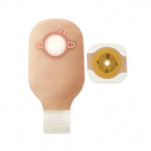 Hollis Two-Piece Drainable Ostomy Kit - Sterile Two-Piece Drainable Ostomy Kit with Blue 2-3/4" (70 mm) Flange and Cut-to-Fit up to 2-1/4" (57 mm) Opening - 19354