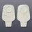 Hollister Clamp Closure Drainable Pouches - DBM-POUCH, DRNBL CPL, 1 1/2"FLANGE, WHITE, 2 - 3817