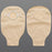 Hollister Center Point Lock Two-Piece Drainable Mini Pouches, Beige, - DBM-POUCH, CPL, MINI DRBL, 2PC, 1 3/4"FLANGE - 3842